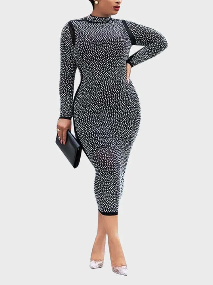 2-Way Diamond Mesh Dress