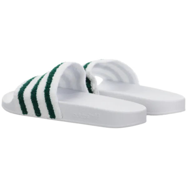 adidas Adilette - White/Green