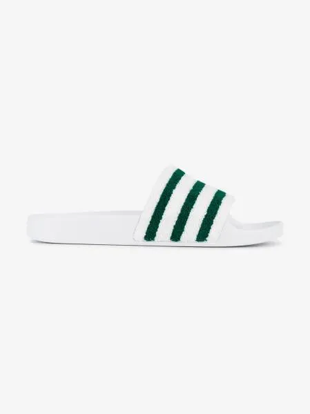 adidas Adilette - White/Green