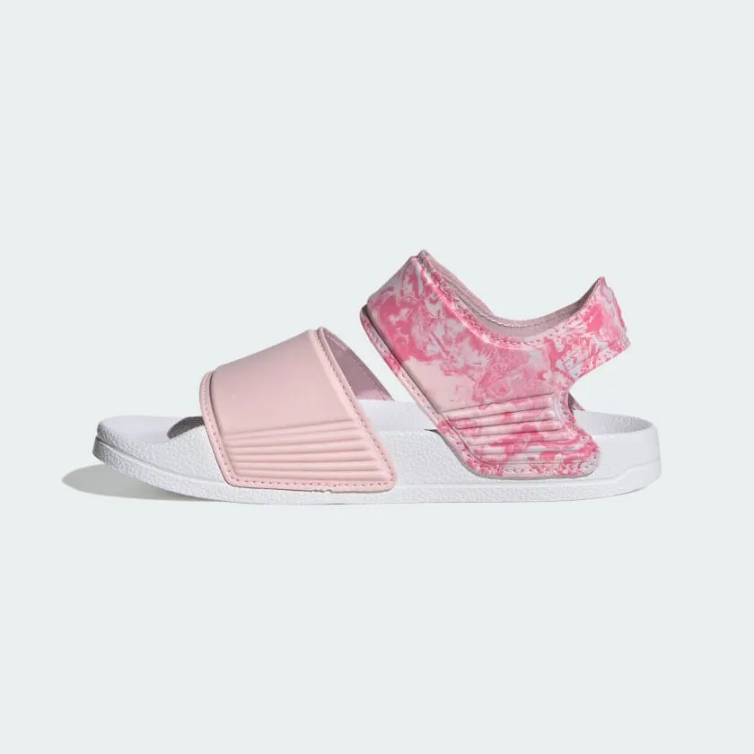 ADIDAS KID'S ADILETTE PINK SANDALS