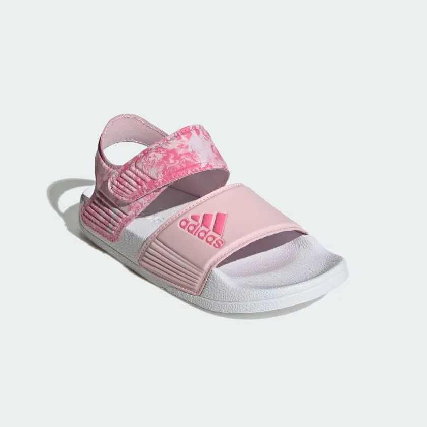 ADIDAS KID'S ADILETTE PINK SANDALS