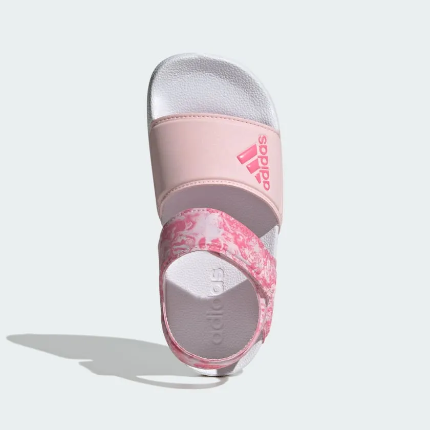 ADIDAS KID'S ADILETTE PINK SANDALS