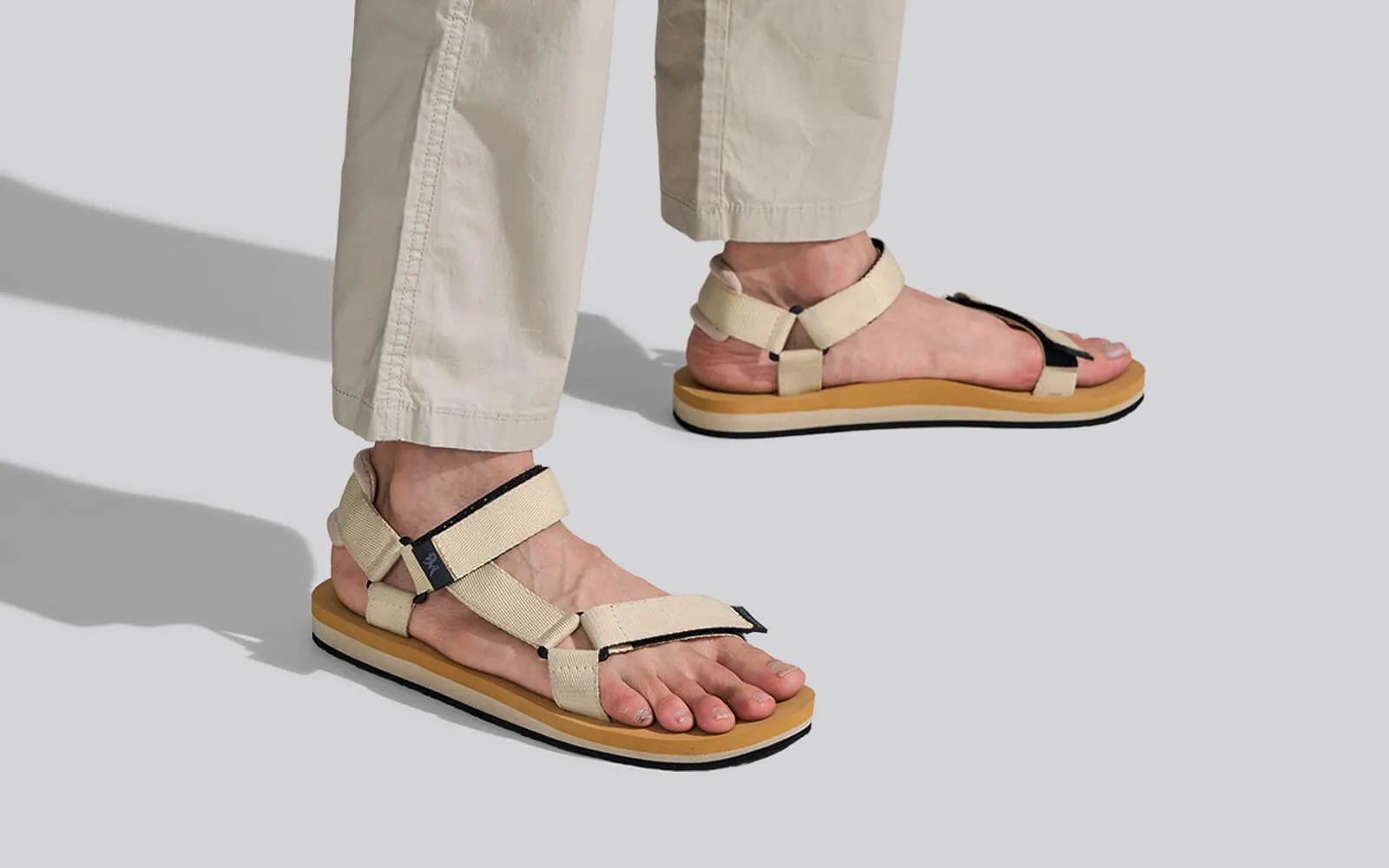 Airy Strap Sandals : Tan-Beige