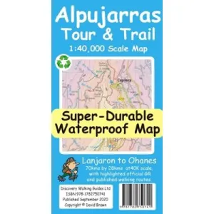 Alpujarras Tour and Trail Super-Durable Map