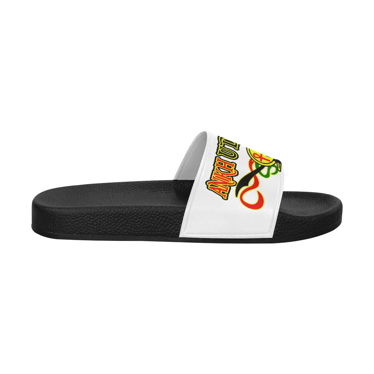 ANKH UDJA SENEB SHEN WHT Men's Slide Sandals