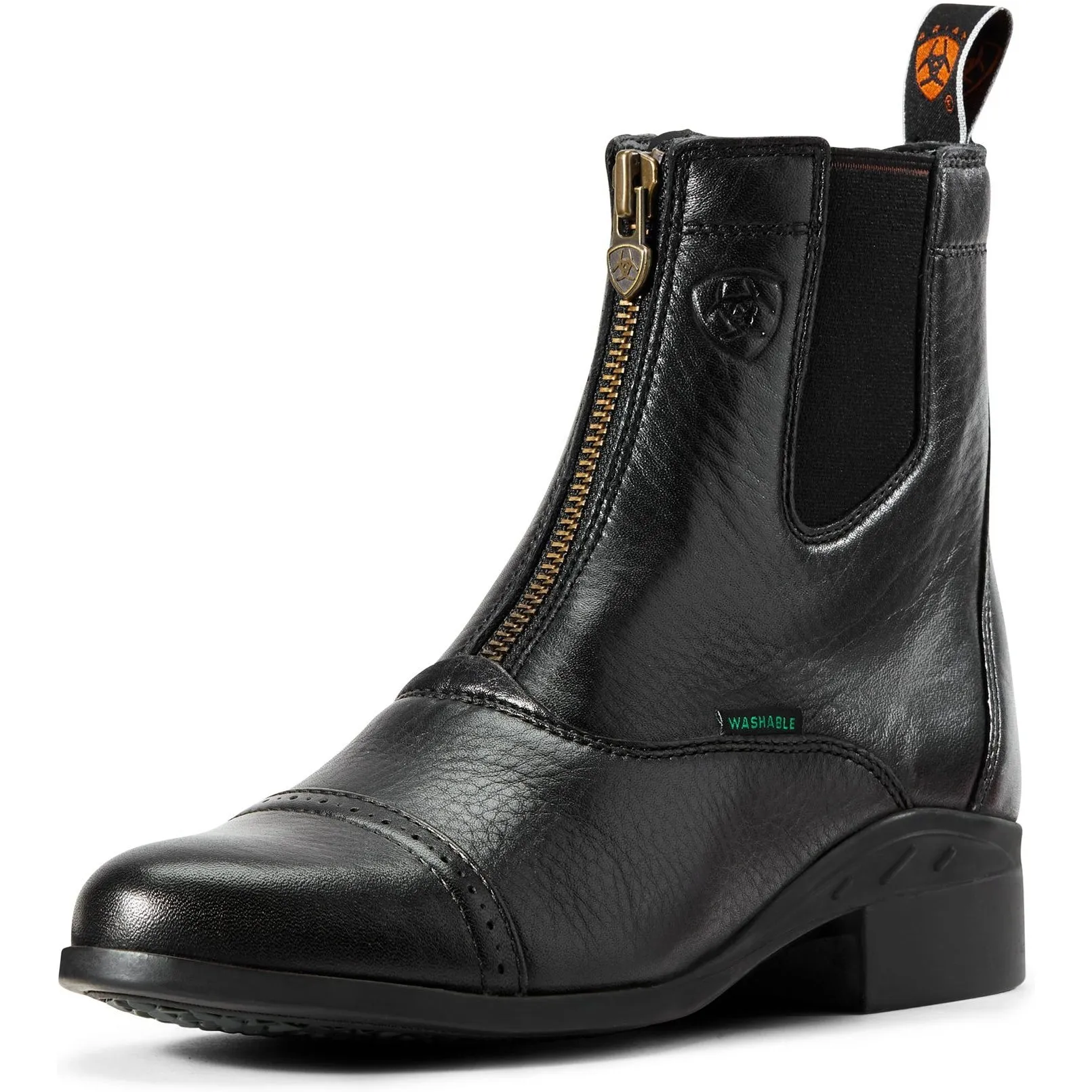 Ariat Heritage Breeze Zip Paddock Boot-Black