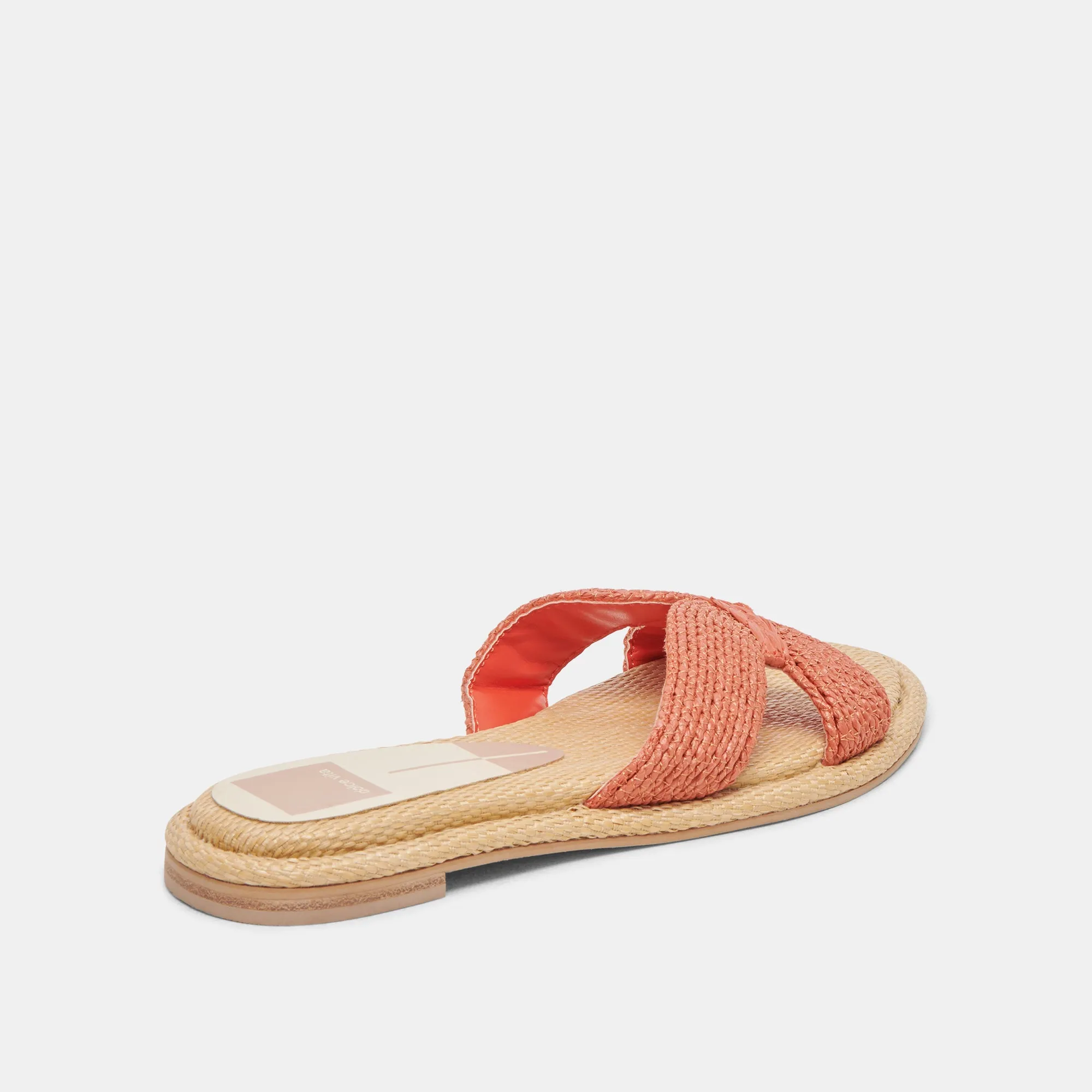 ATOMIC WIDE SANDALS PERSIMMON RAFFIA