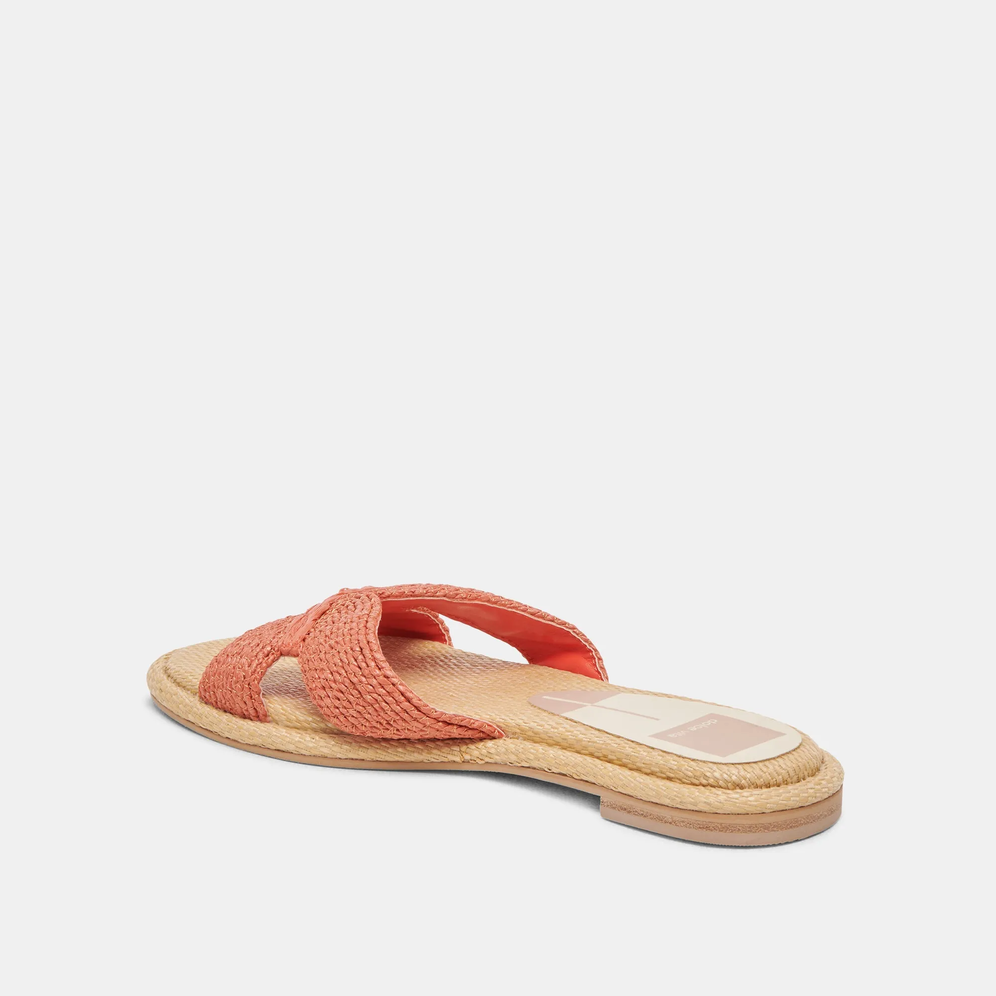 ATOMIC WIDE SANDALS PERSIMMON RAFFIA