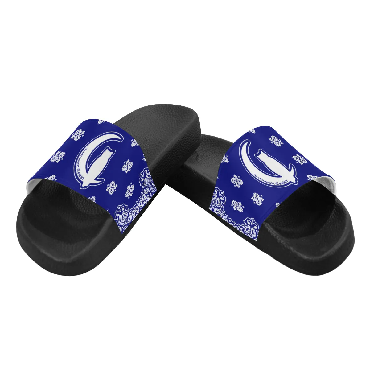 BANDANA BLUE  Men's Slide Sandals