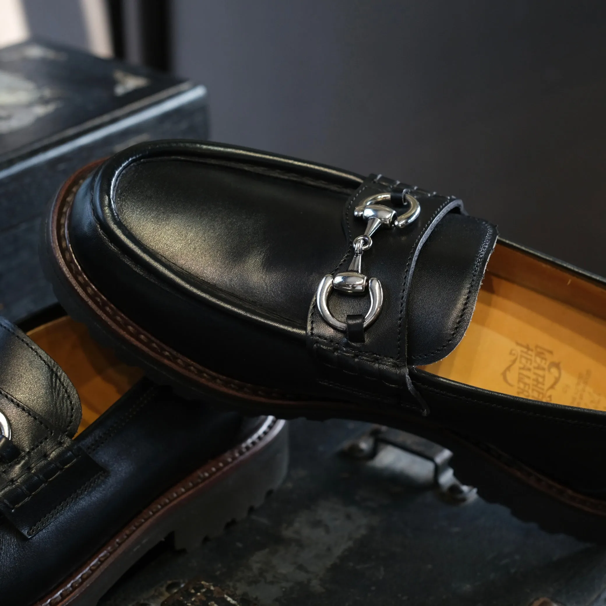 Berwick1707 Horsebit Loafer (Rubber Soles)