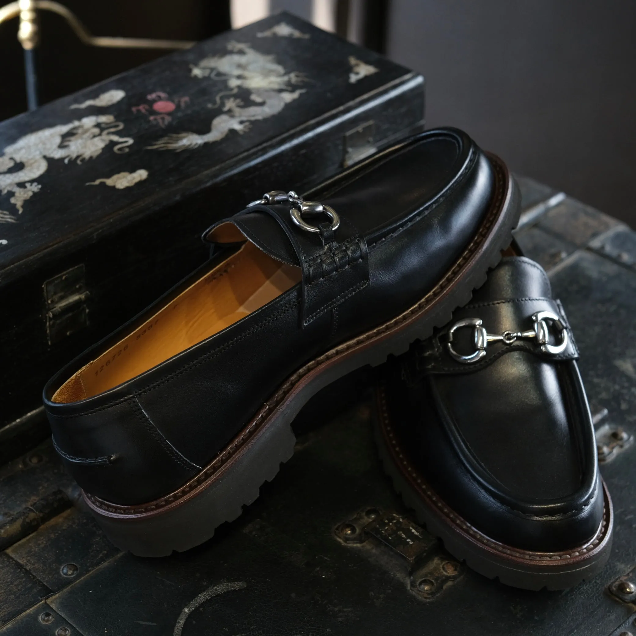 Berwick1707 Horsebit Loafer (Rubber Soles)