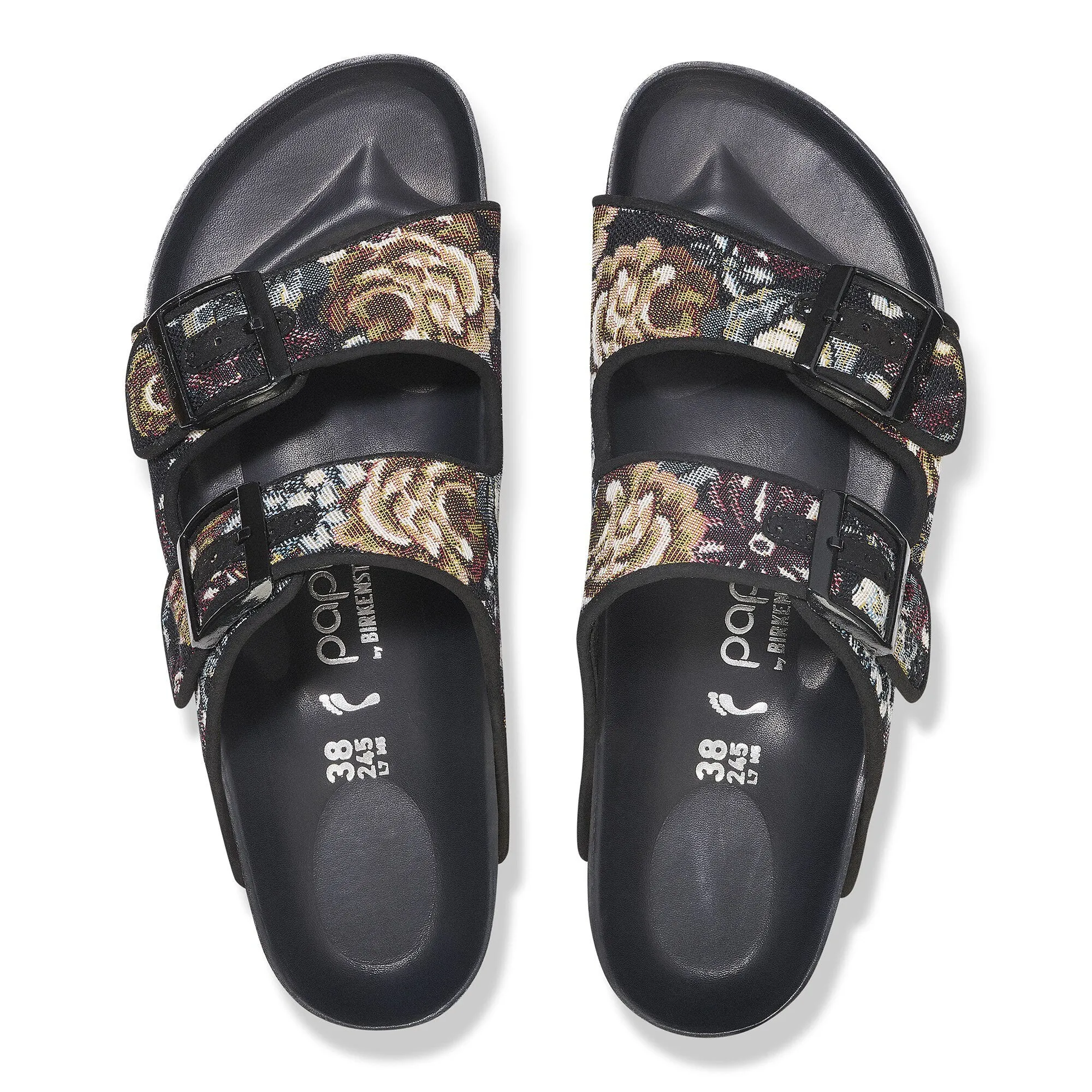 Birkenstock Arizona Flex Platform - BROCADE BLACK