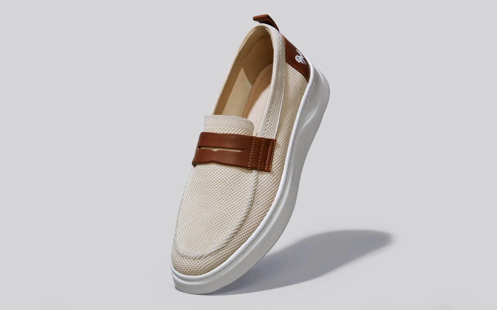 Brunch Loafers : Ivory/Tan