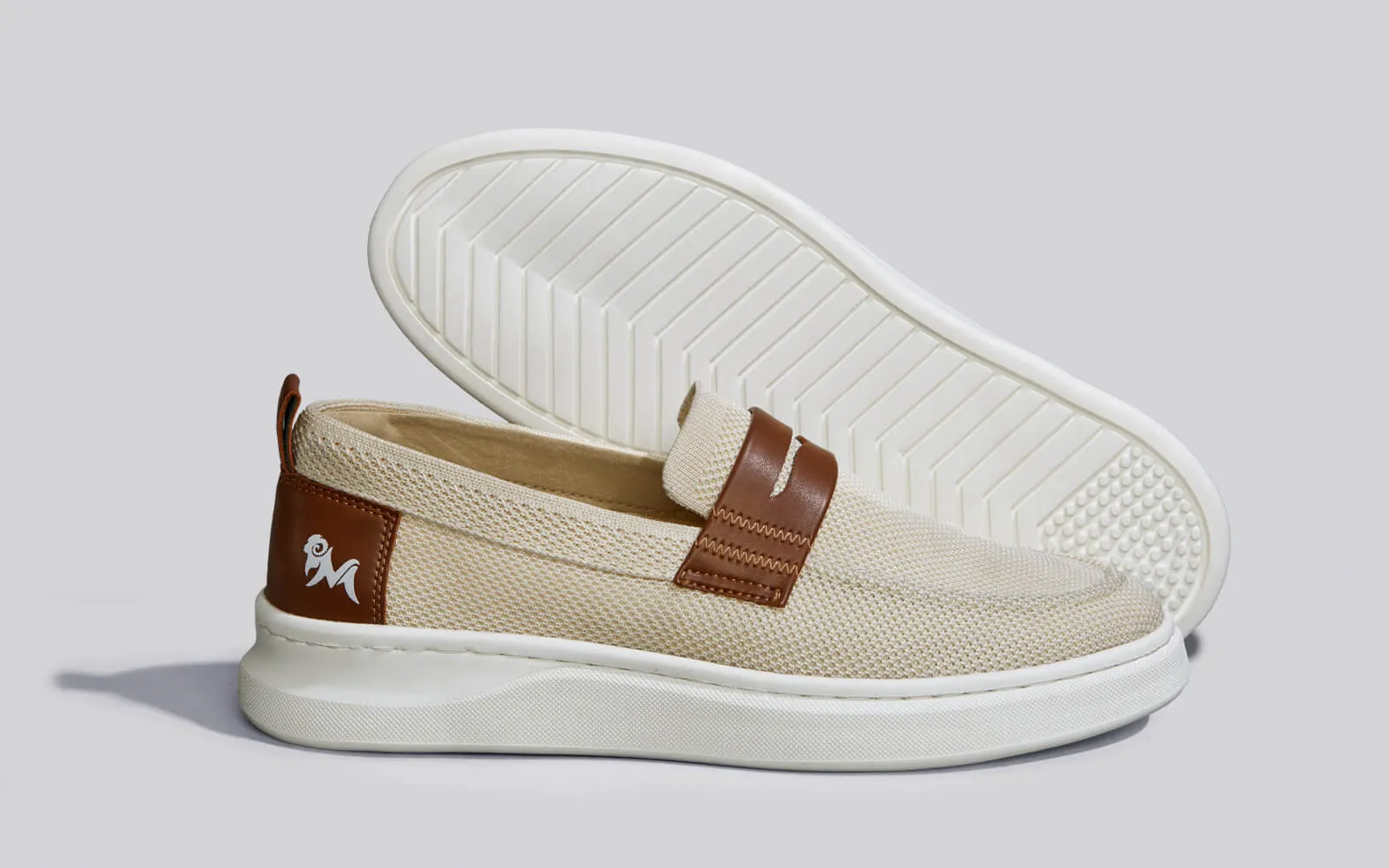 Brunch Loafers : Ivory/Tan