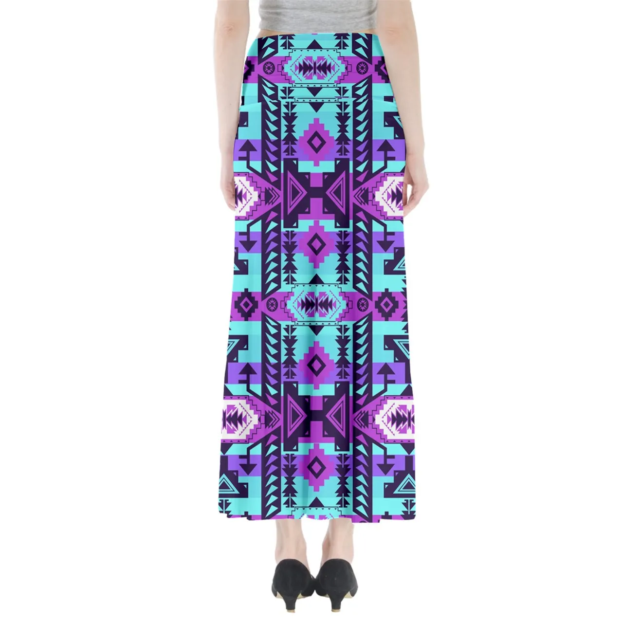 Chiefs Mountain Moon Shadow Full Length Maxi Skirt