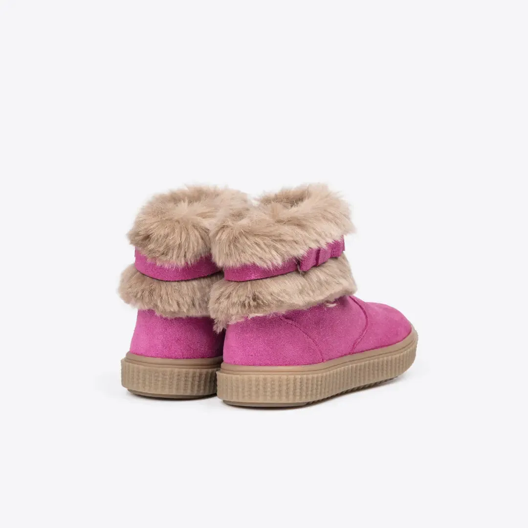 Furry Friends Boot - Pink