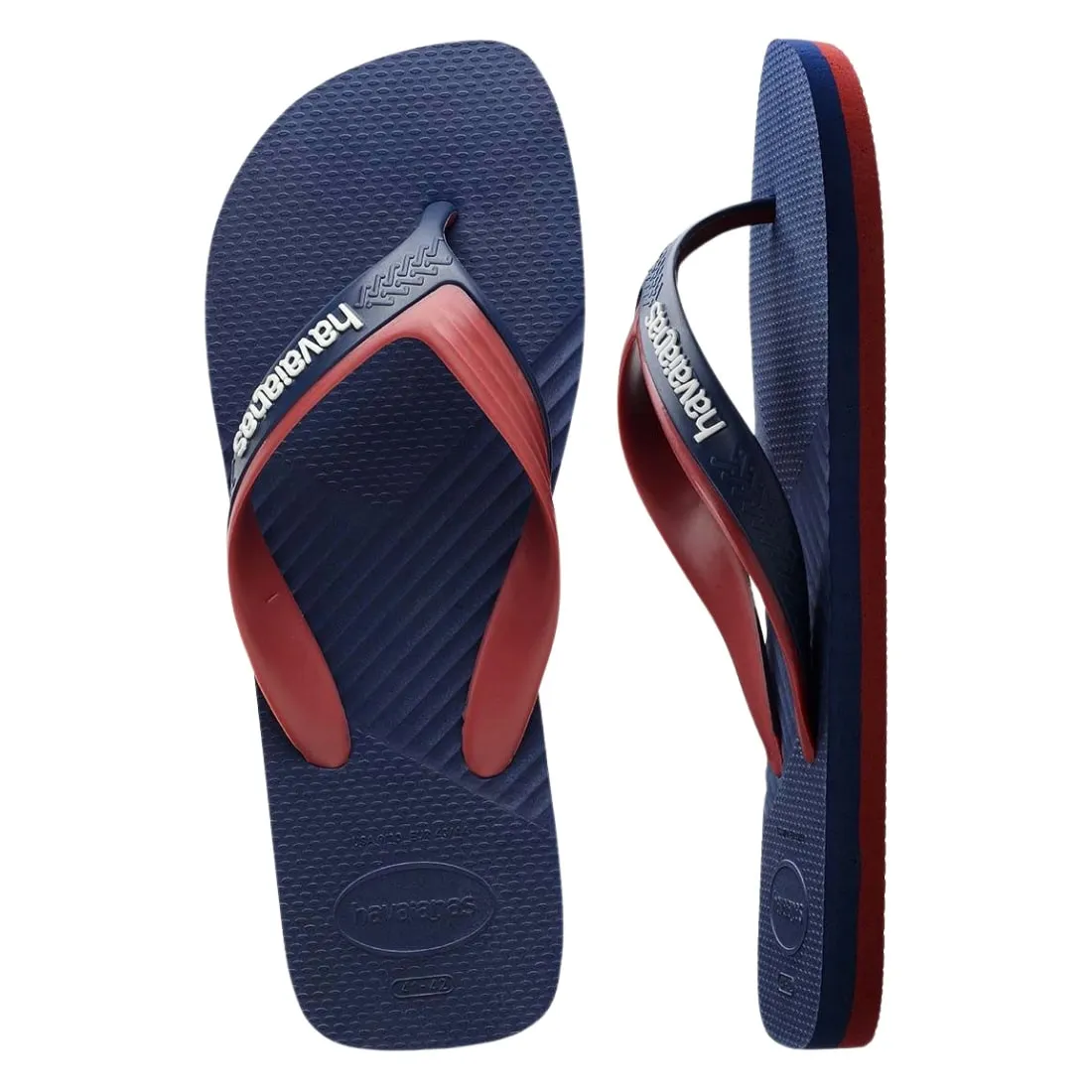 Havaianas Dual Flip Flop Sandals - Navy/Navy