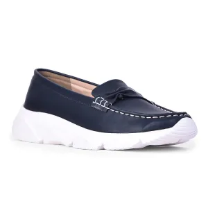 Healers Casual Blue Loafers For Women C275-01 By Liberty