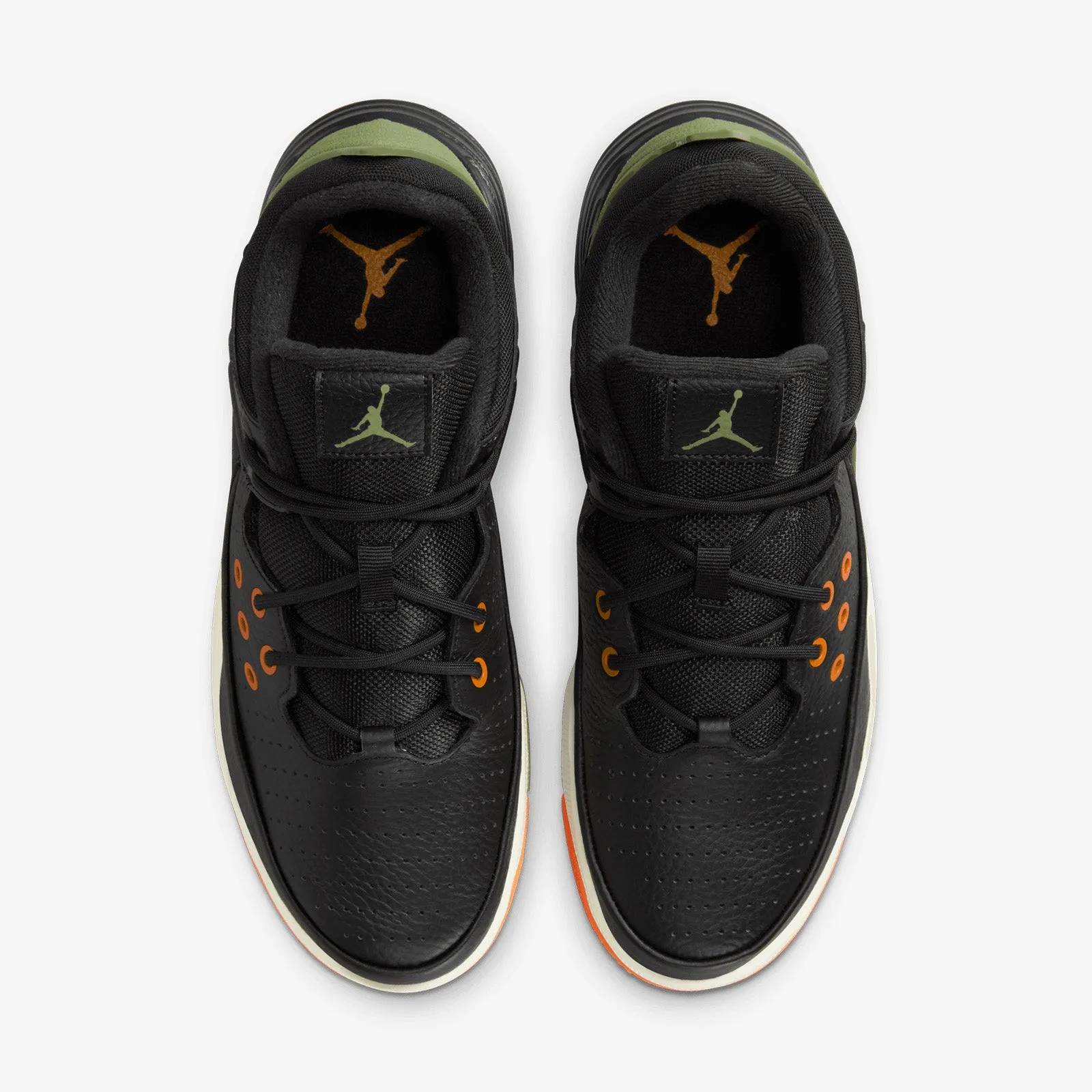 Jordan Max Aura 5 - Black/Sky Olive/Bright Mandarin