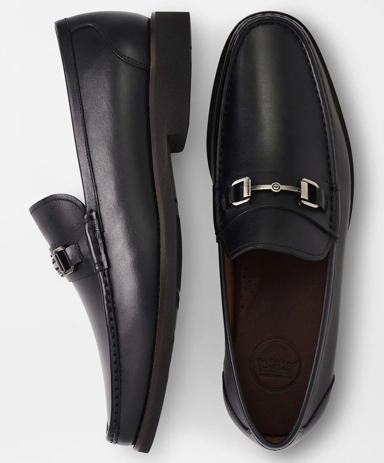 Leather Bit Loafer in Black by Peter Millar