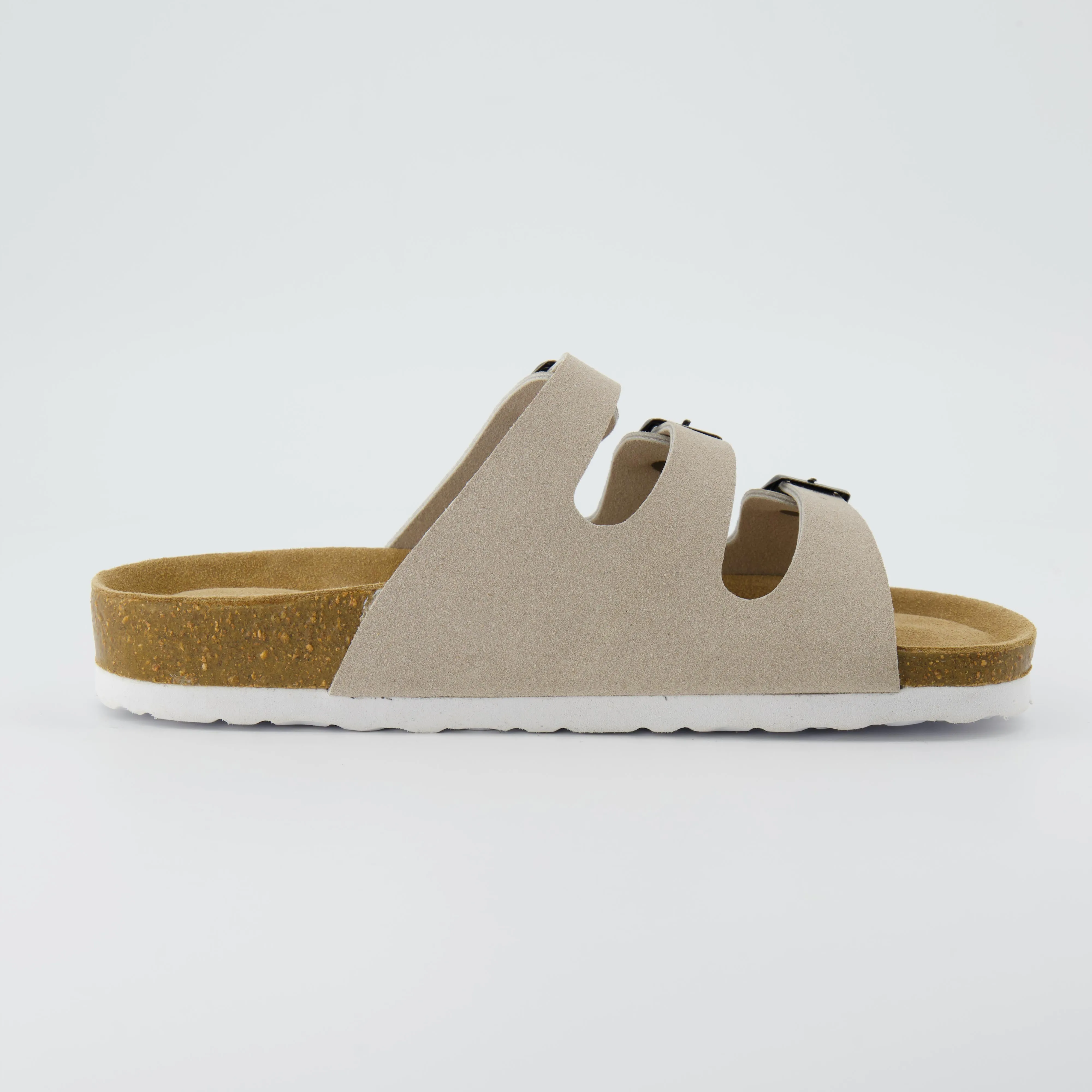 Lela Cork Footbed Sandal Suedes