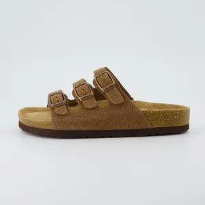 Lela Cork Footbed Sandal Suedes