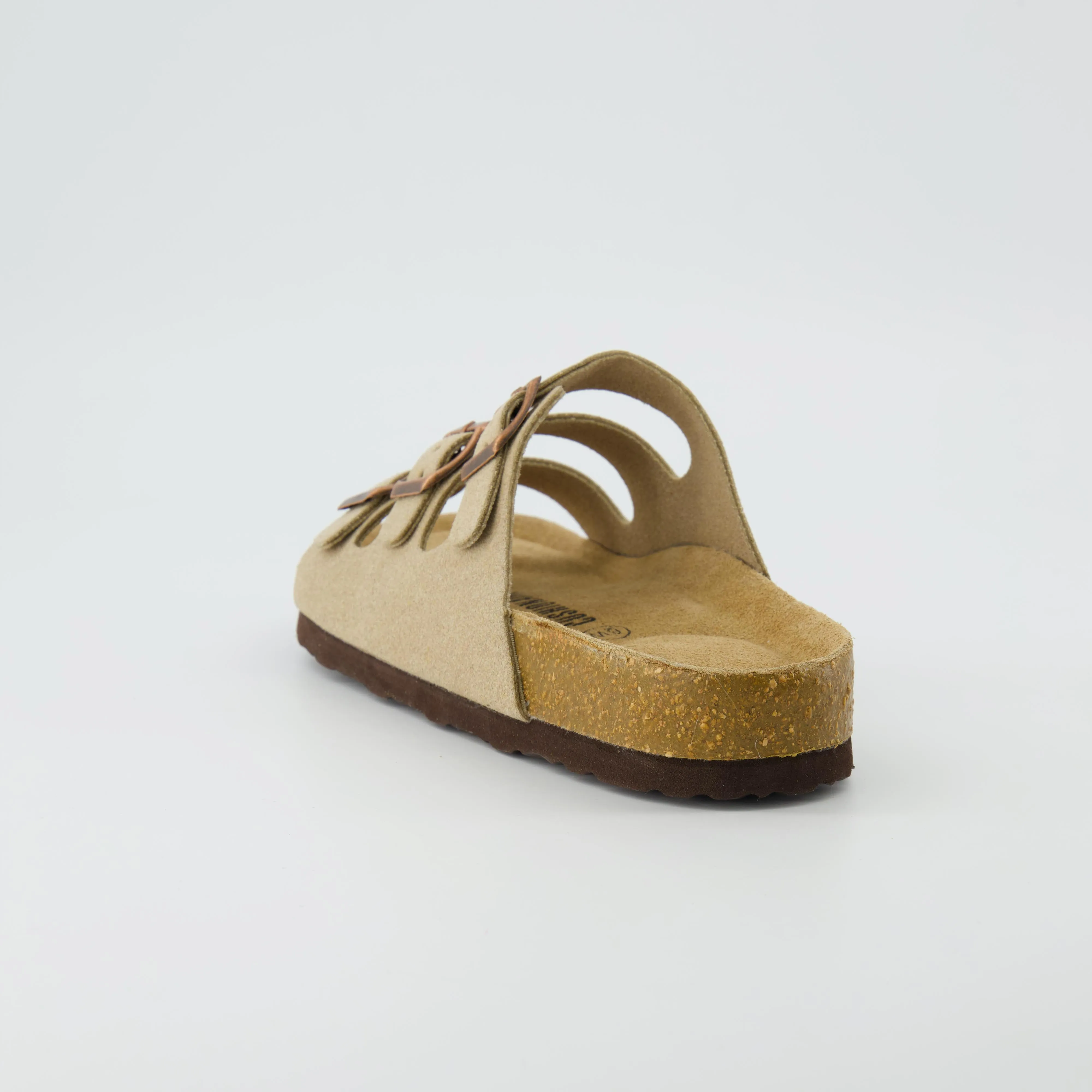 Lela Cork Footbed Sandal Suedes