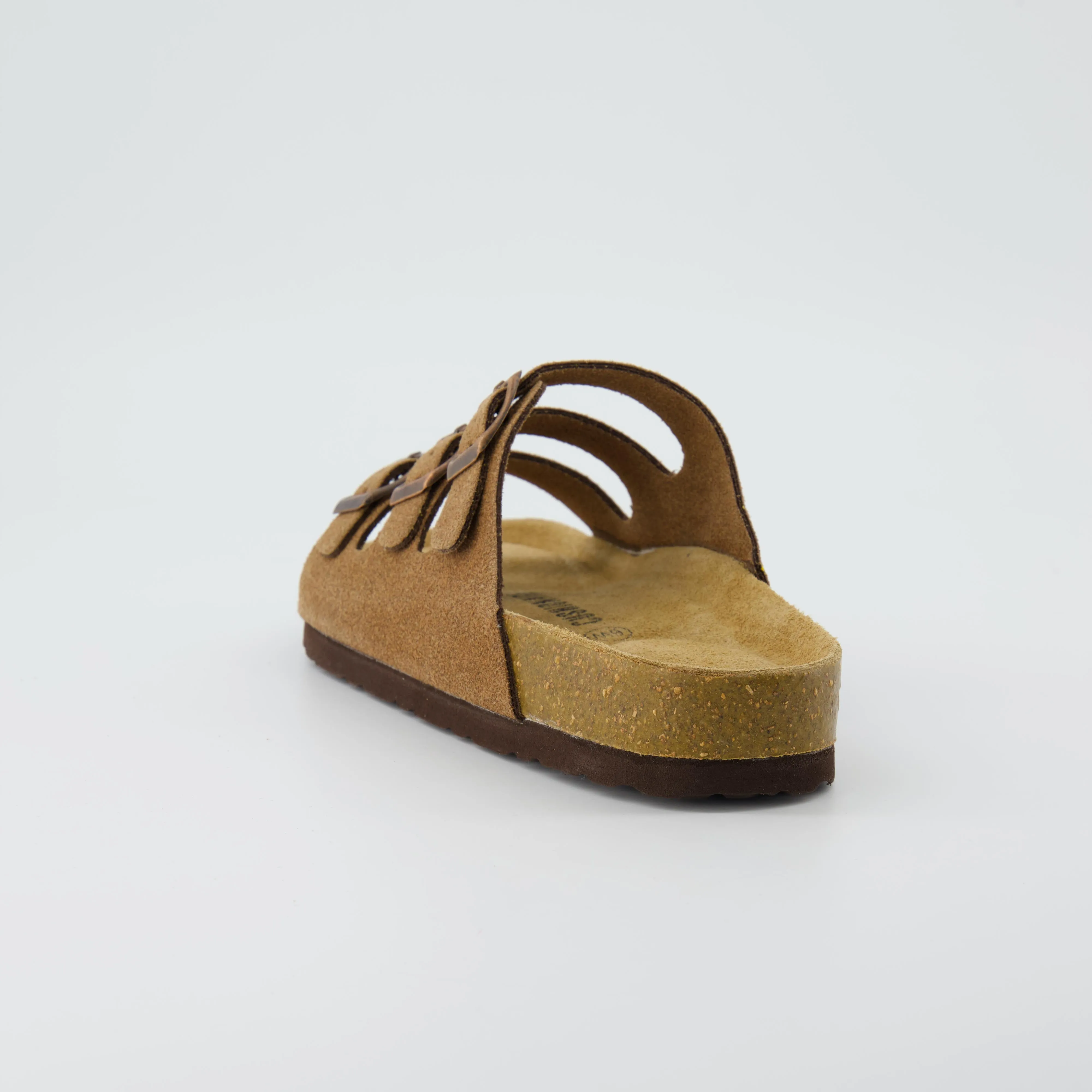 Lela Cork Footbed Sandal Suedes