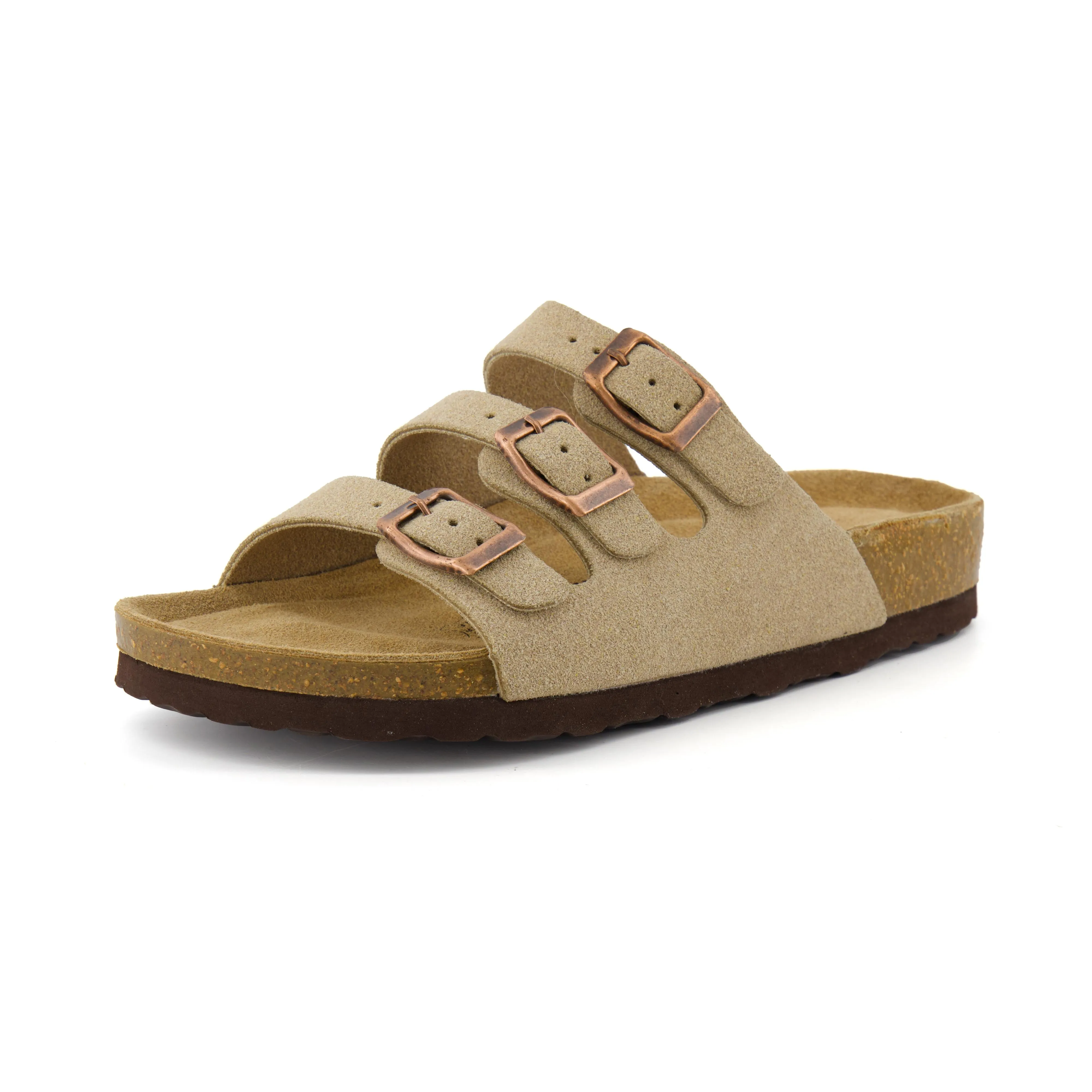 Lela Cork Footbed Sandal Suedes