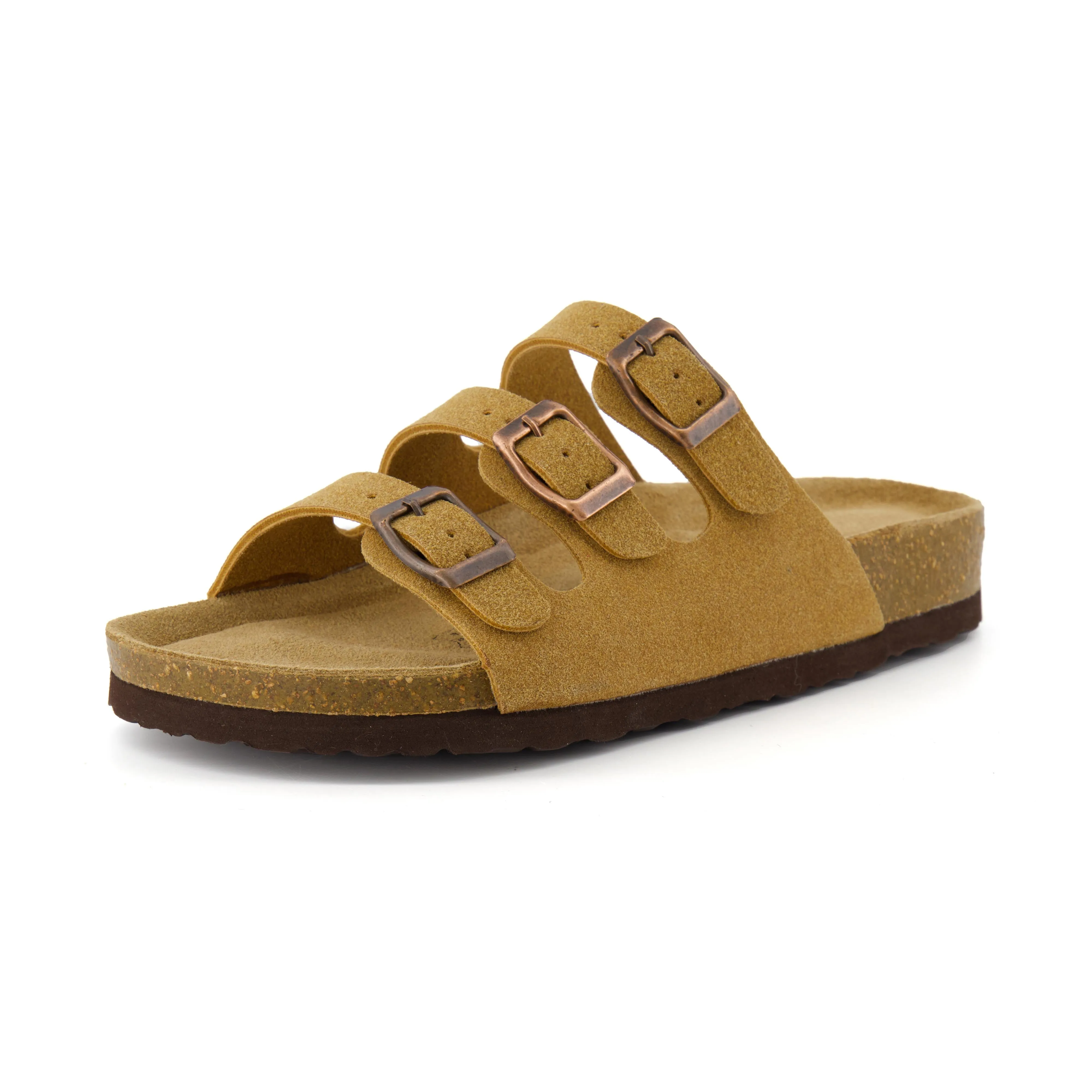 Lela Cork Footbed Sandal Suedes