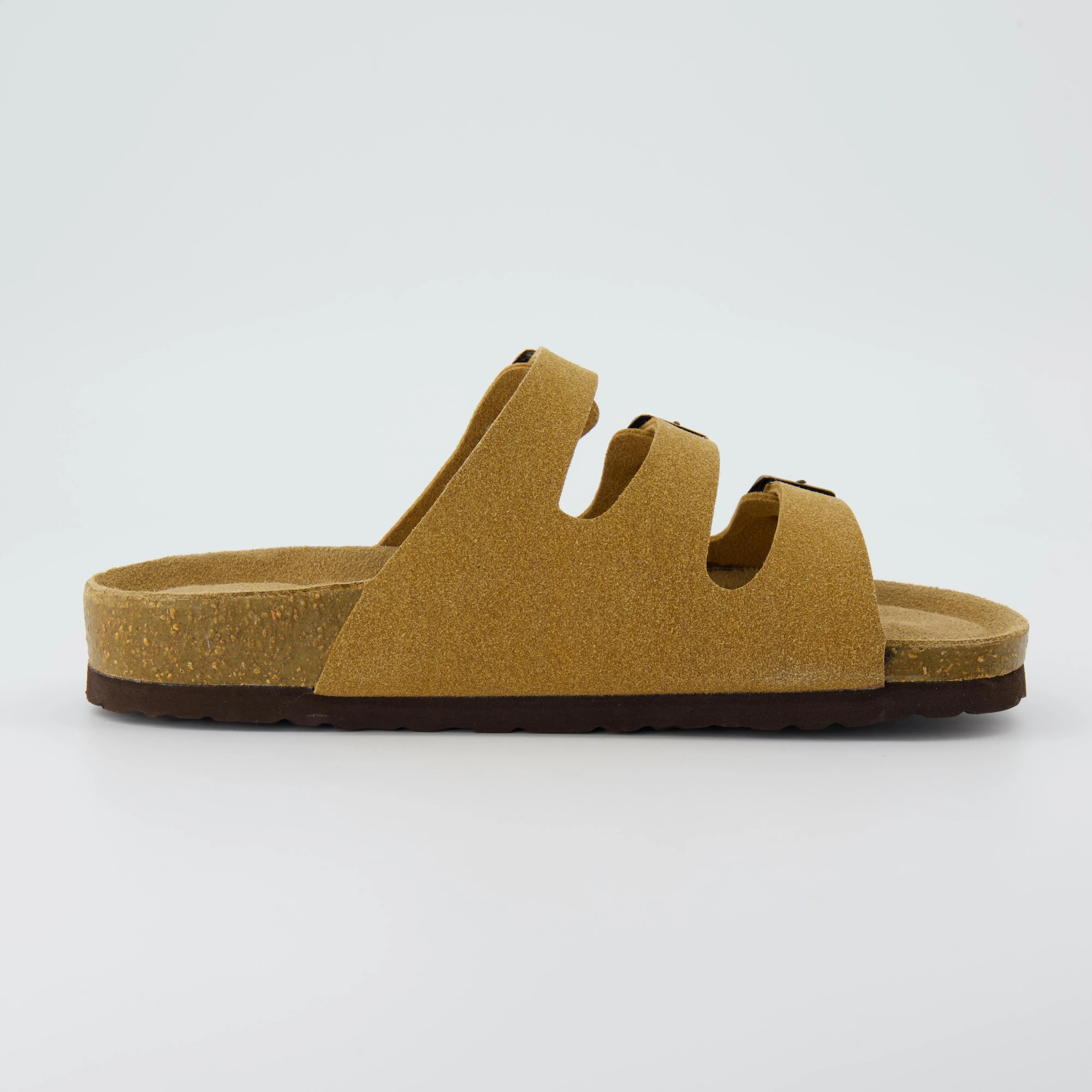 Lela Cork Footbed Sandal Suedes