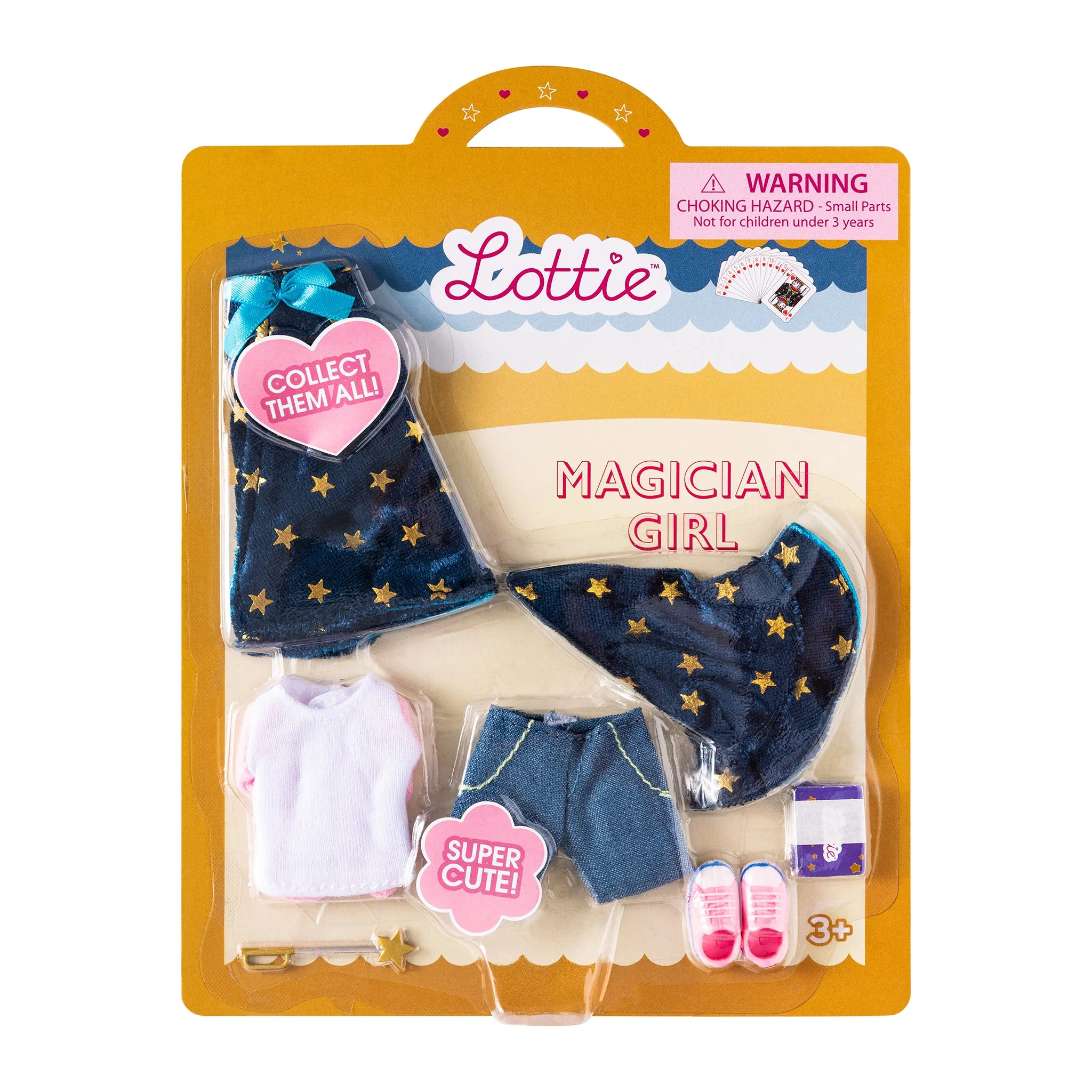 Magician Girl Dress Up Outfit For Lottie Doll