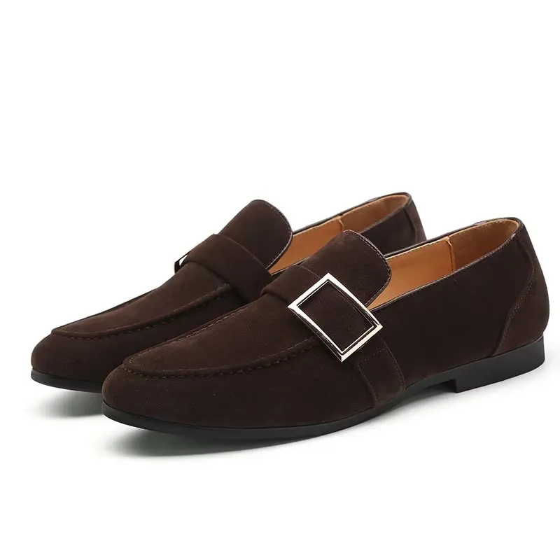 Modish Embossed Slip-on Loafers