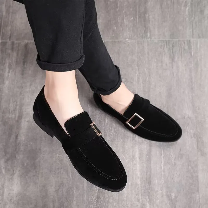 Modish Embossed Slip-on Loafers