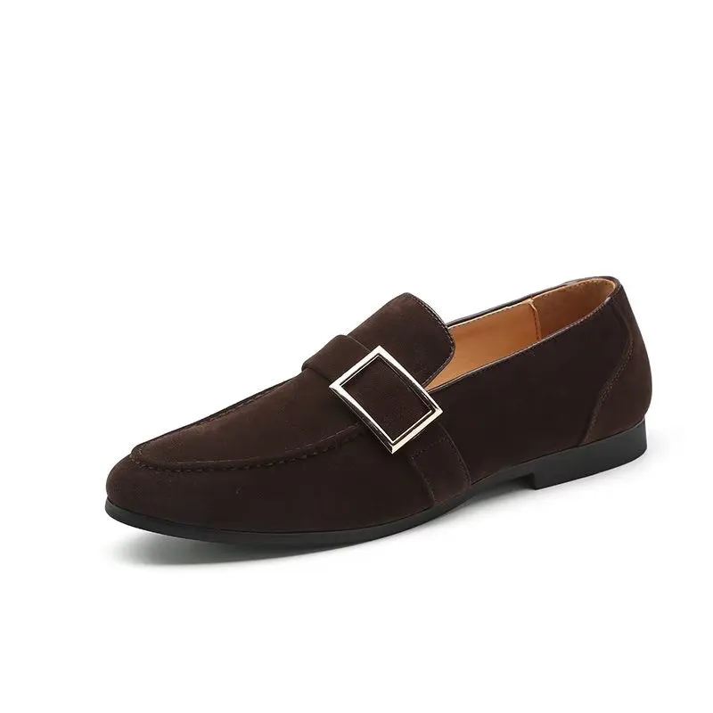 Modish Embossed Slip-on Loafers