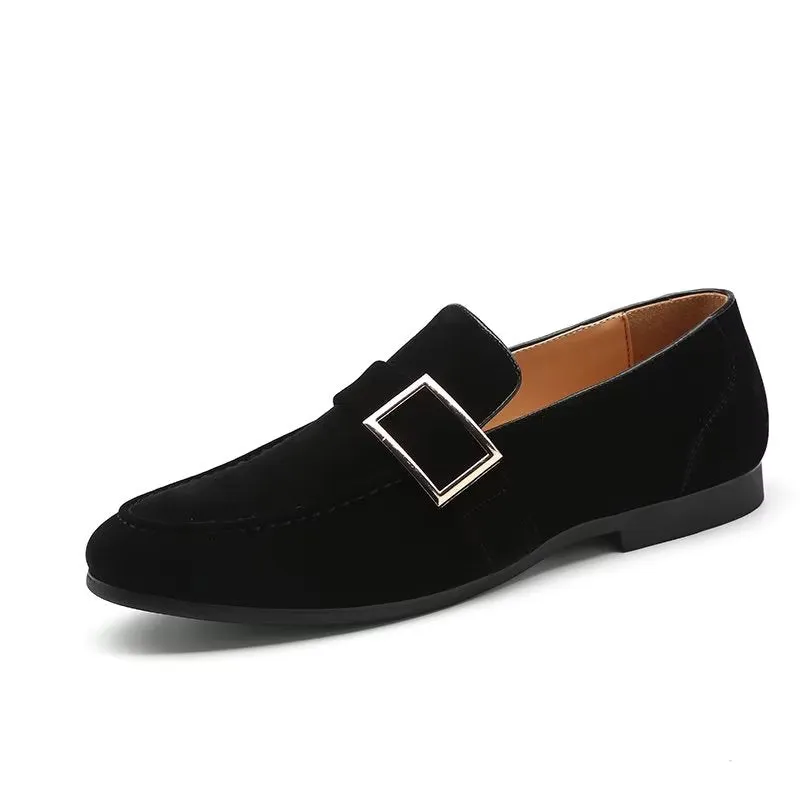 Modish Embossed Slip-on Loafers