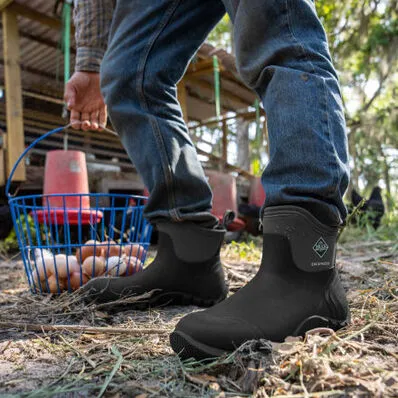 Muck Men's Edgewater Classic Waterproof Ankle Work Boot -Black- ECA000