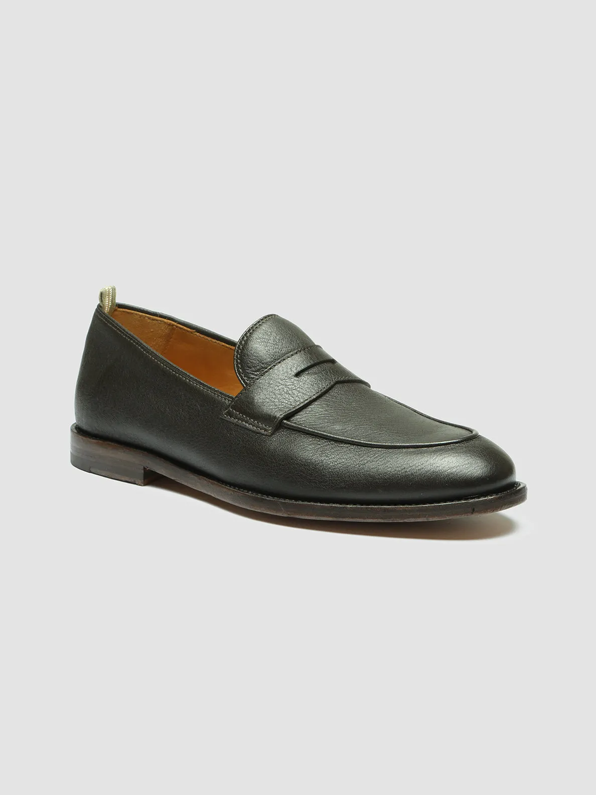 OPERA 001 - Brown Leather Penny Loafers