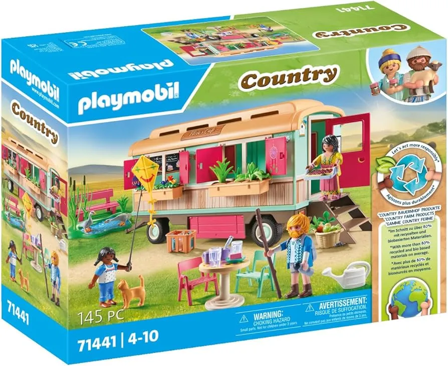 Playmobil - 71441 | Country: Cosy Cafe with Vegetable Garden