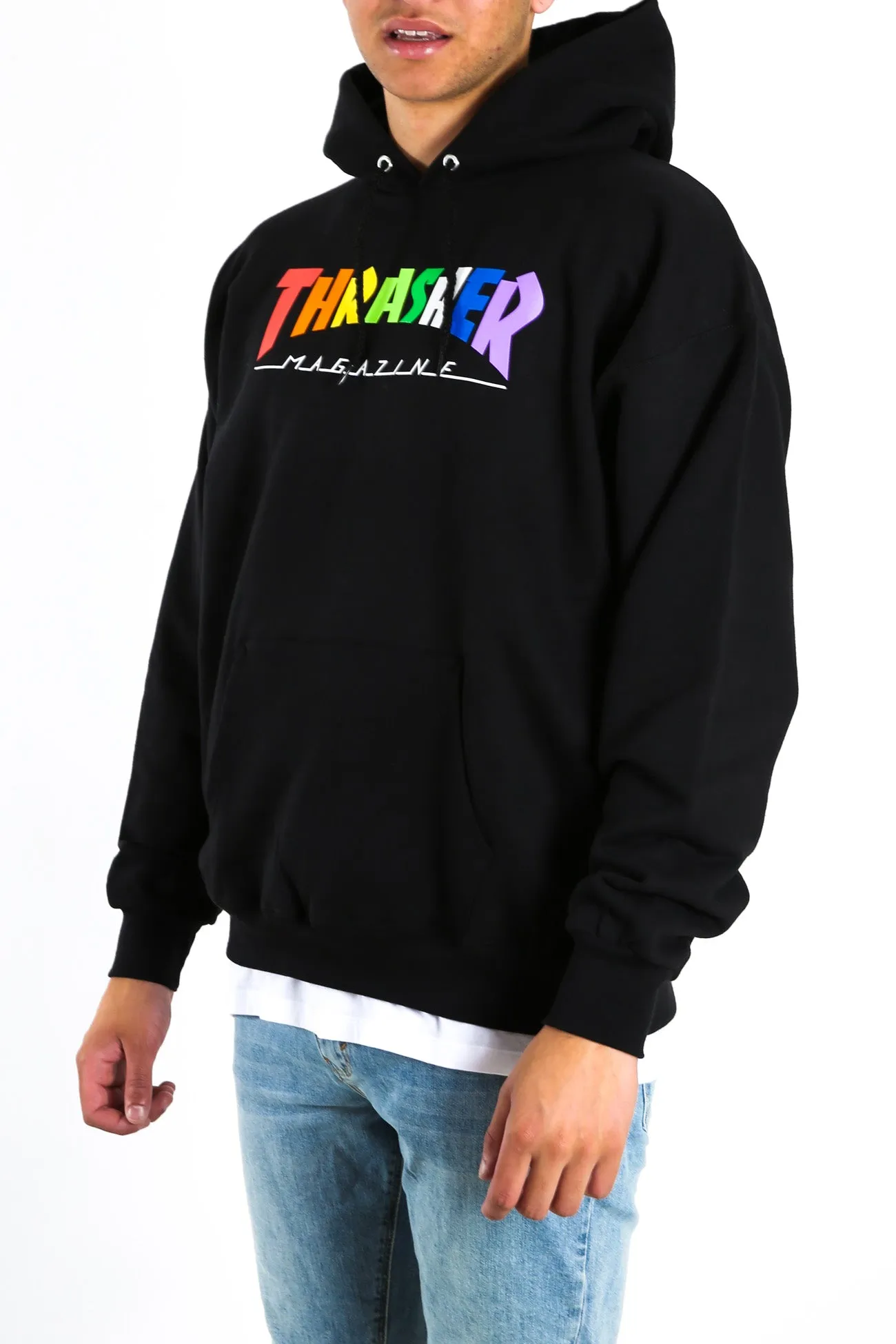 Rainbow Mag Hood Black