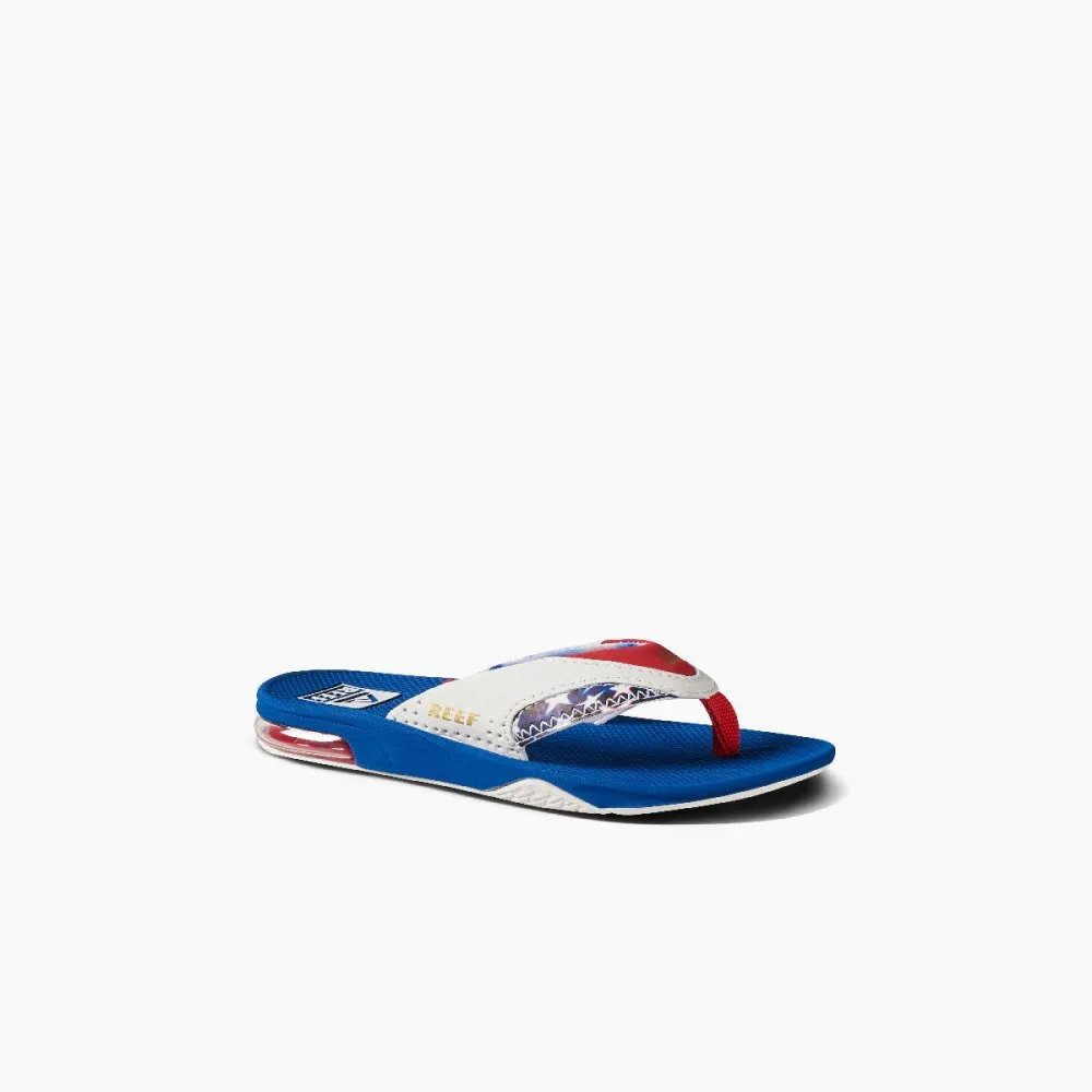 Reef Kids Fanning - Red White & Blue