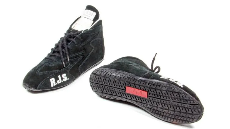 RJS Redline Mid-Top Driving Shoes - Black