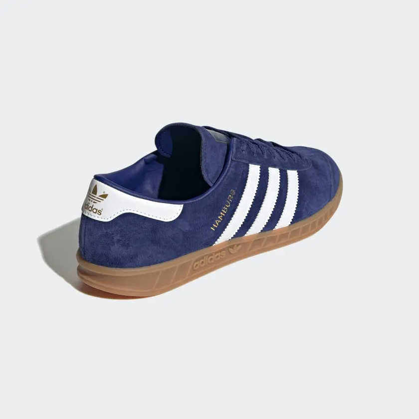 Scarpe Uomo ADIDAS Sneakers linea Hamburg in Pelle Blu