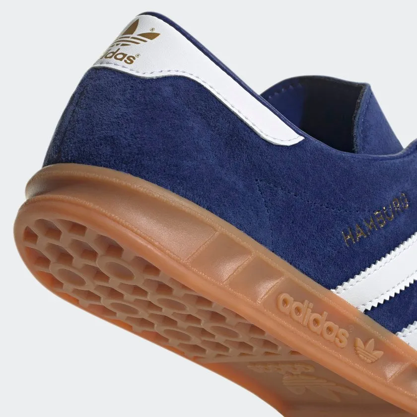 Scarpe Uomo ADIDAS Sneakers linea Hamburg in Pelle Blu