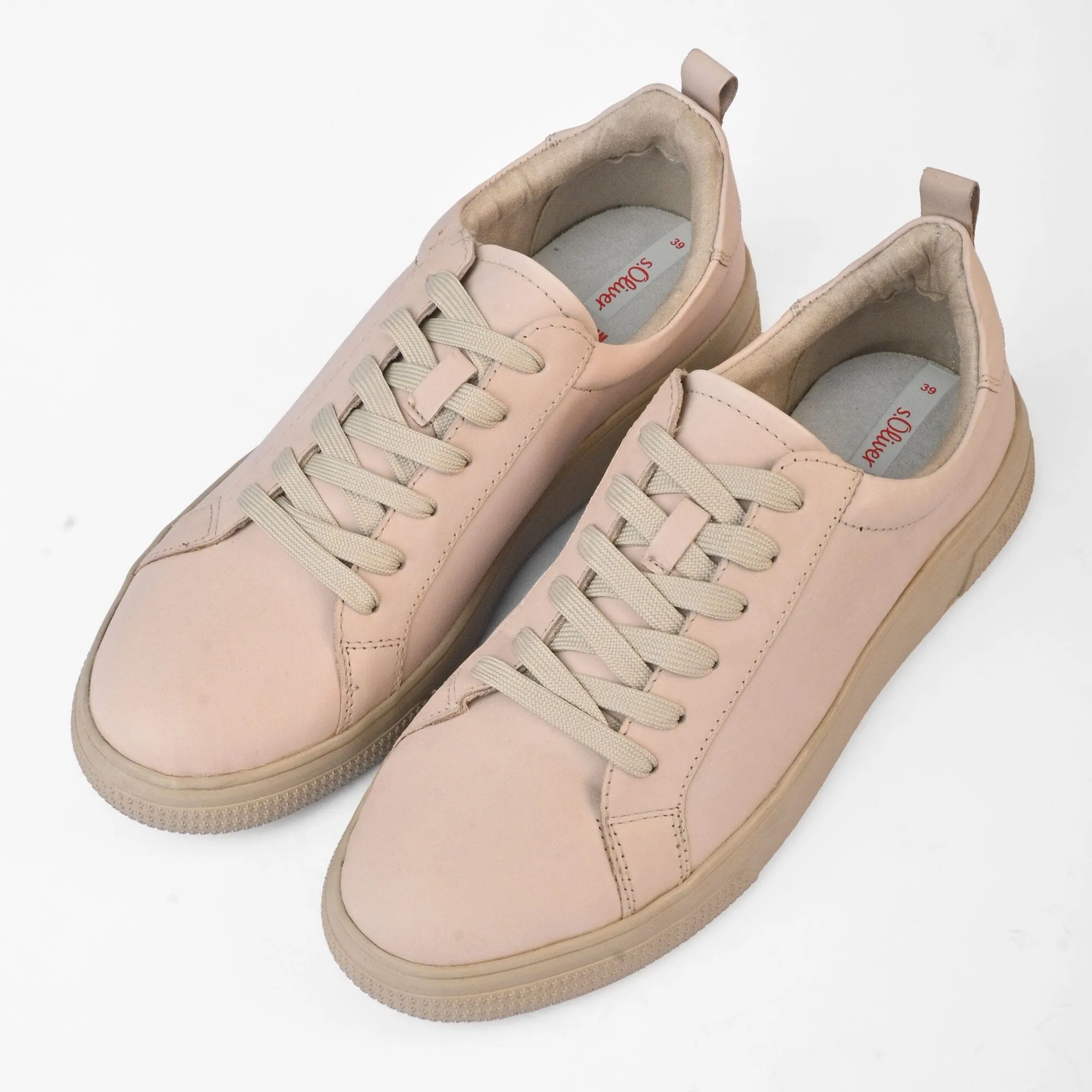 S.Oliver Unisex Soft Sole Leather Sneakers