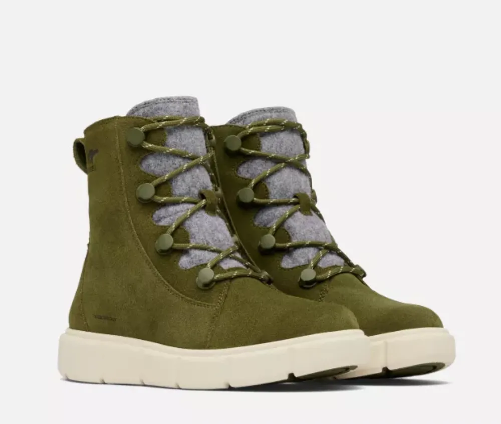 Sorel Khaki Explorer 111 Joan Waterproof Boot