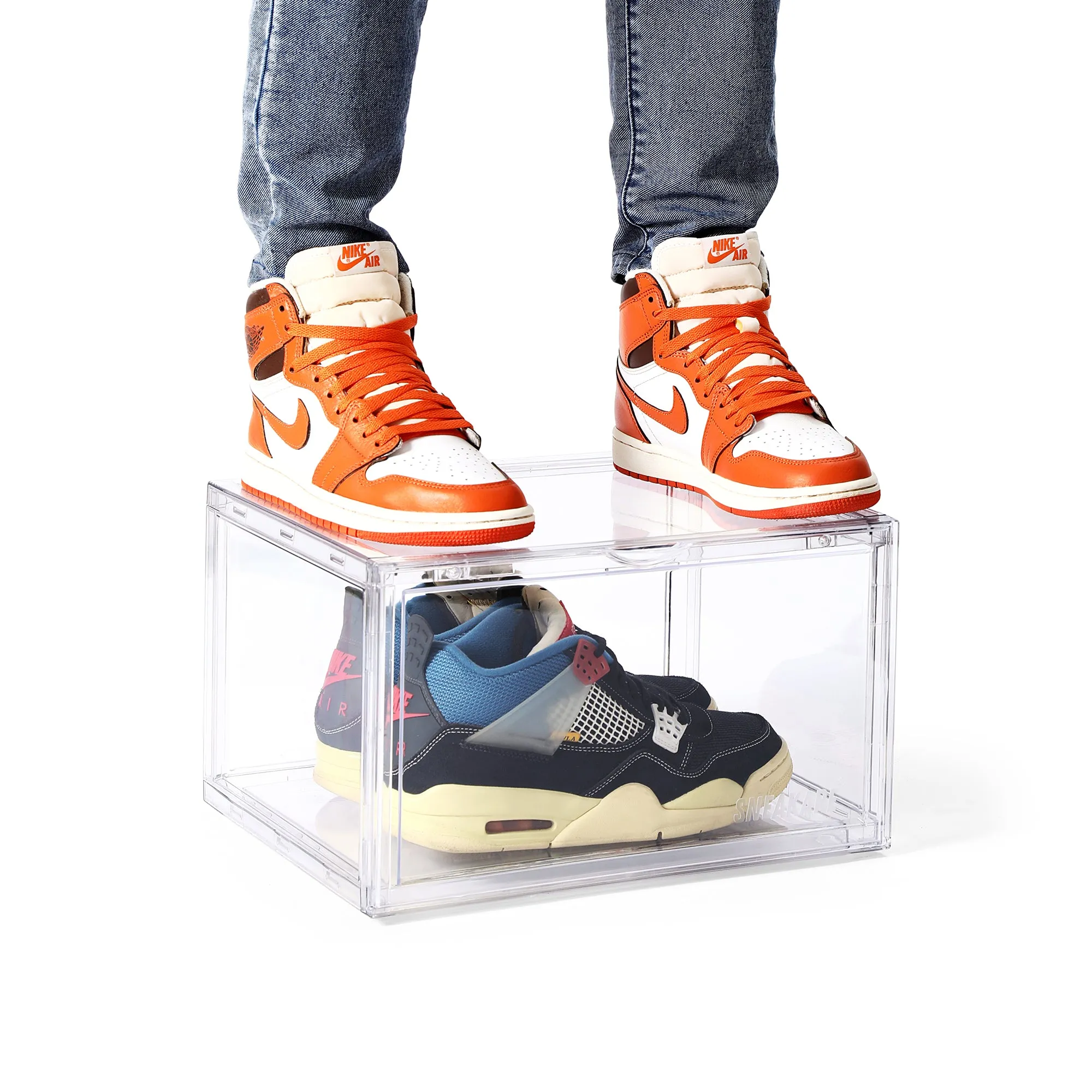 Stack'Em Sneaker Crates | Shoe Crates (Side Drop)