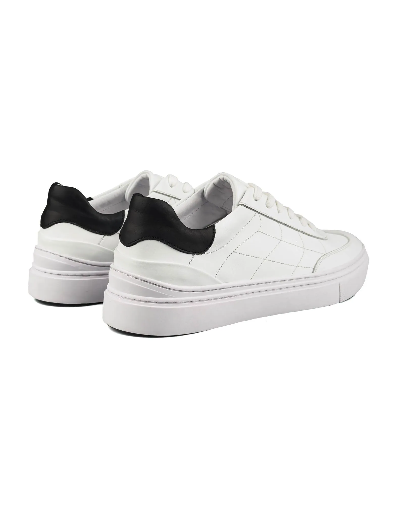 T-Glide White Genuine Leather Men's Sports (Sneaker) Shoes