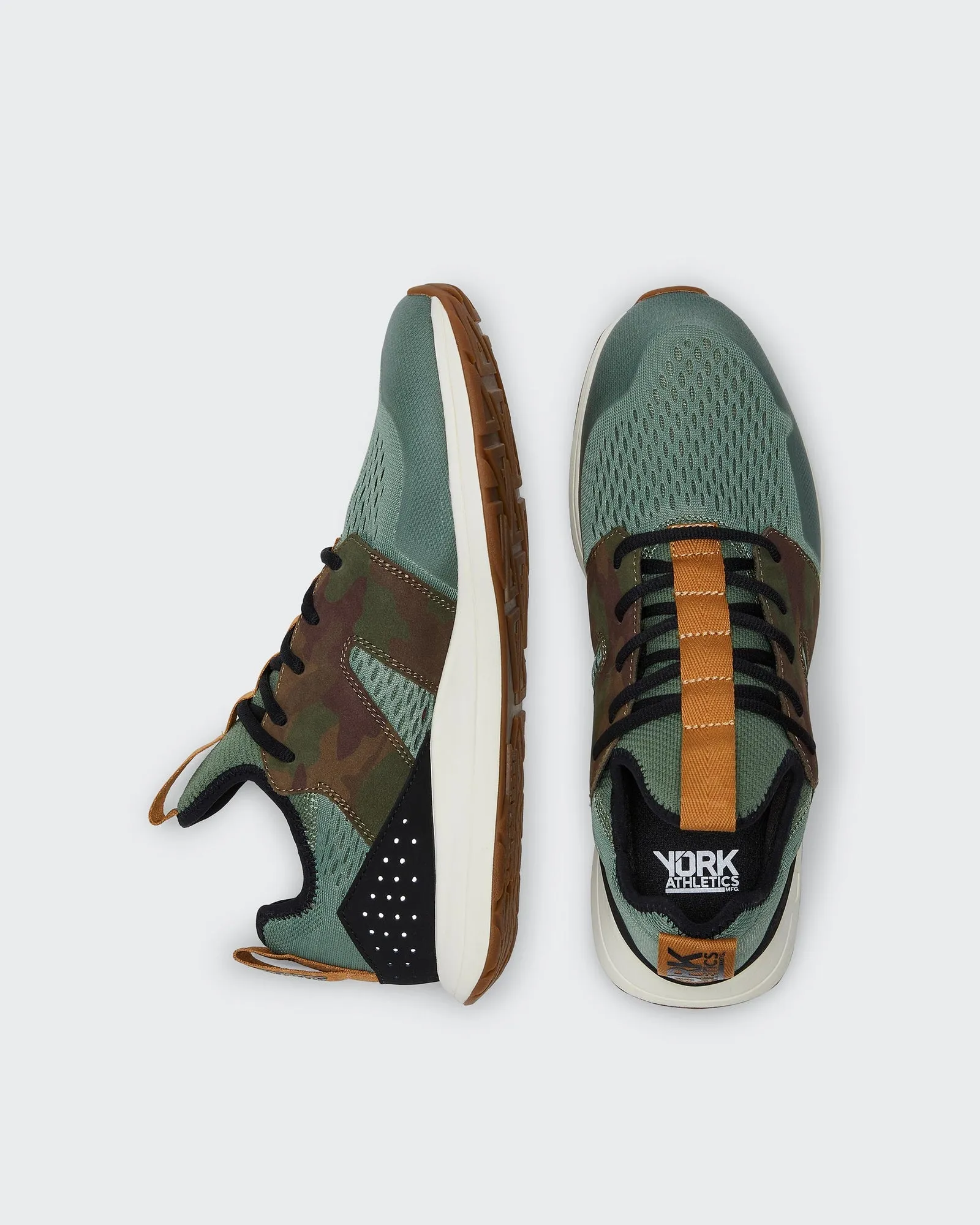 York Athletics The Frank Trainer Sneakers in Camo